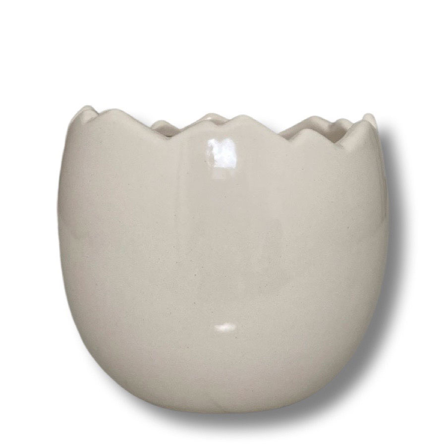 POT EGGSHELL MEDIUM