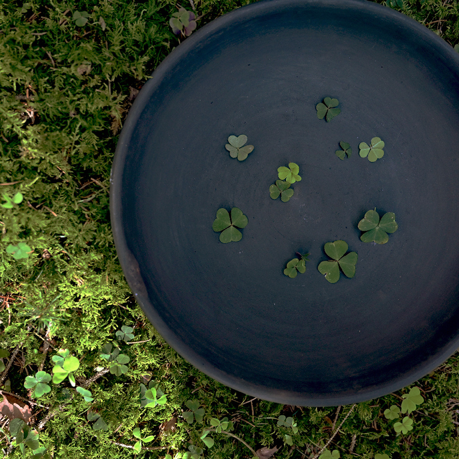 TERRACOTTA BLACK BOWL STRENUA 2set