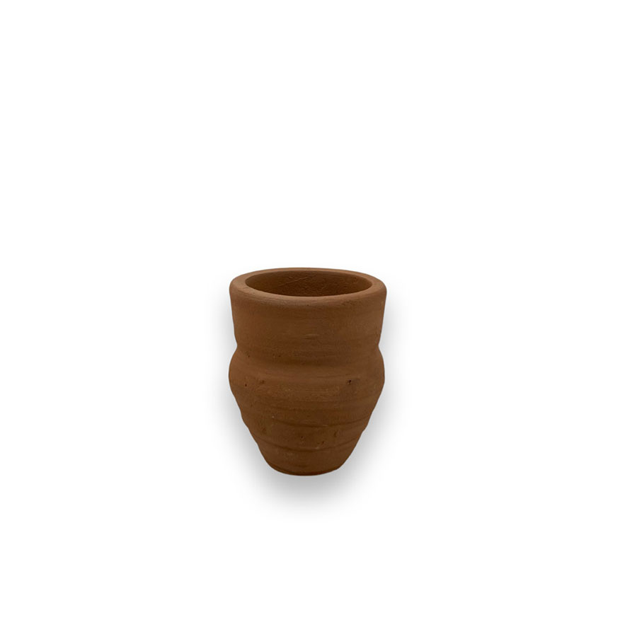 TERRACOTTA MINIVASE VERITAS