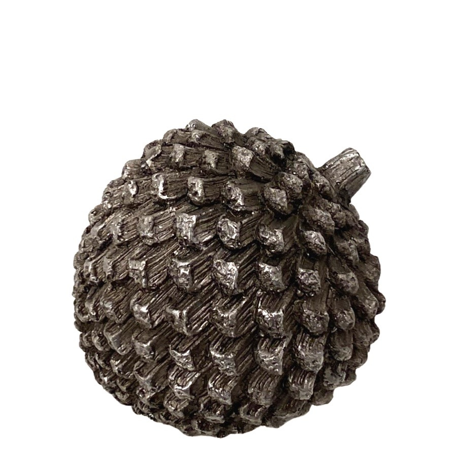 DECORATION CONE SILVER MEDIUM