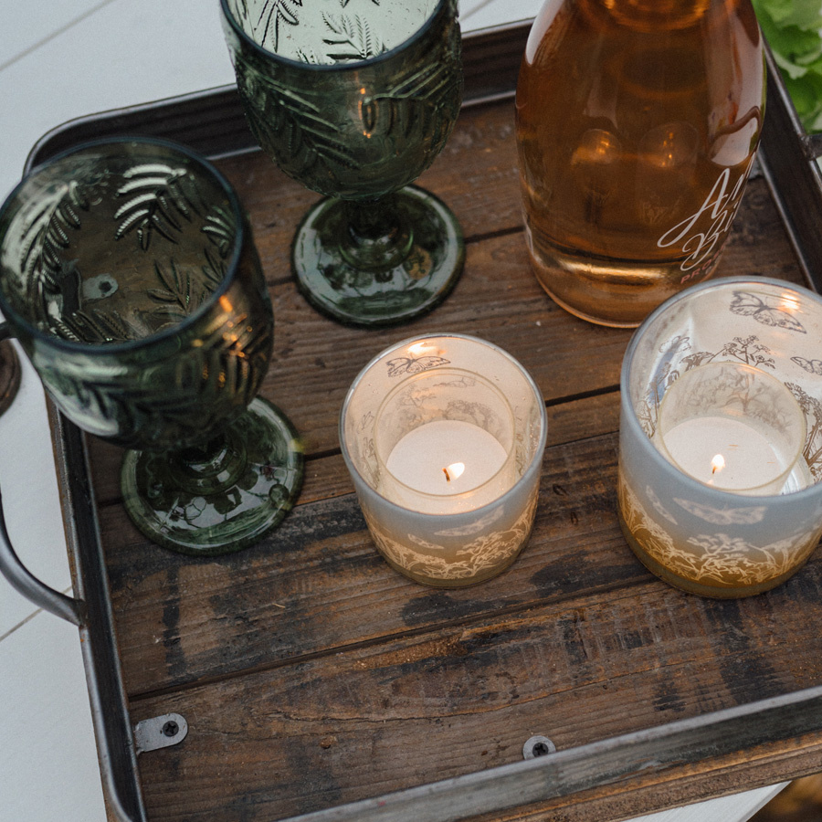 WOOD AND METAL TRAYS TRACY 2ASS