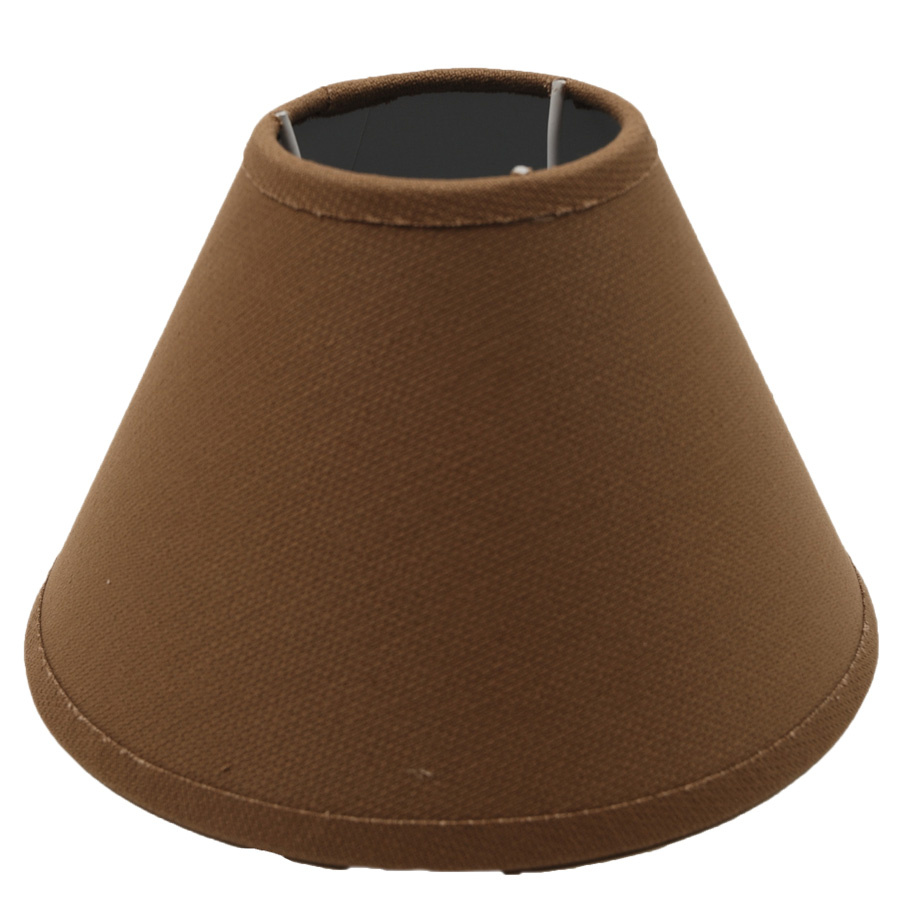 LAMP SHADE BASIC Ø19CM BROWN E14