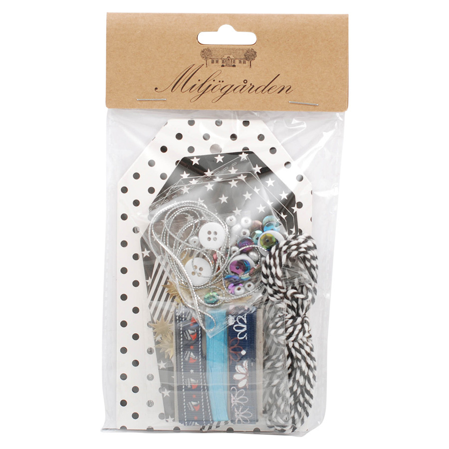 CARD DO IT YOURSELF WHITE/BLACK