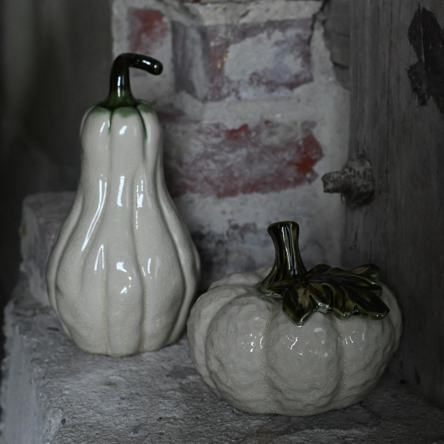 DECORATION PUMPKIN BLISS CREAM L