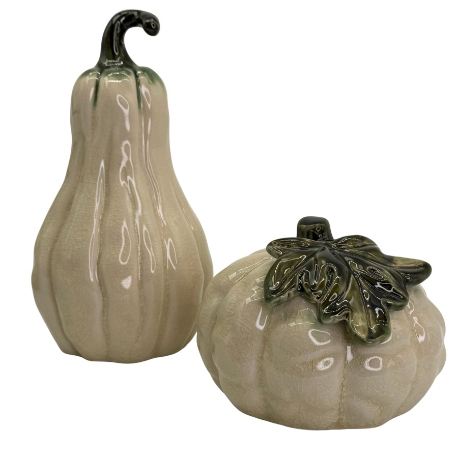 DECORATION PUMPKIN BLISS CREAM L