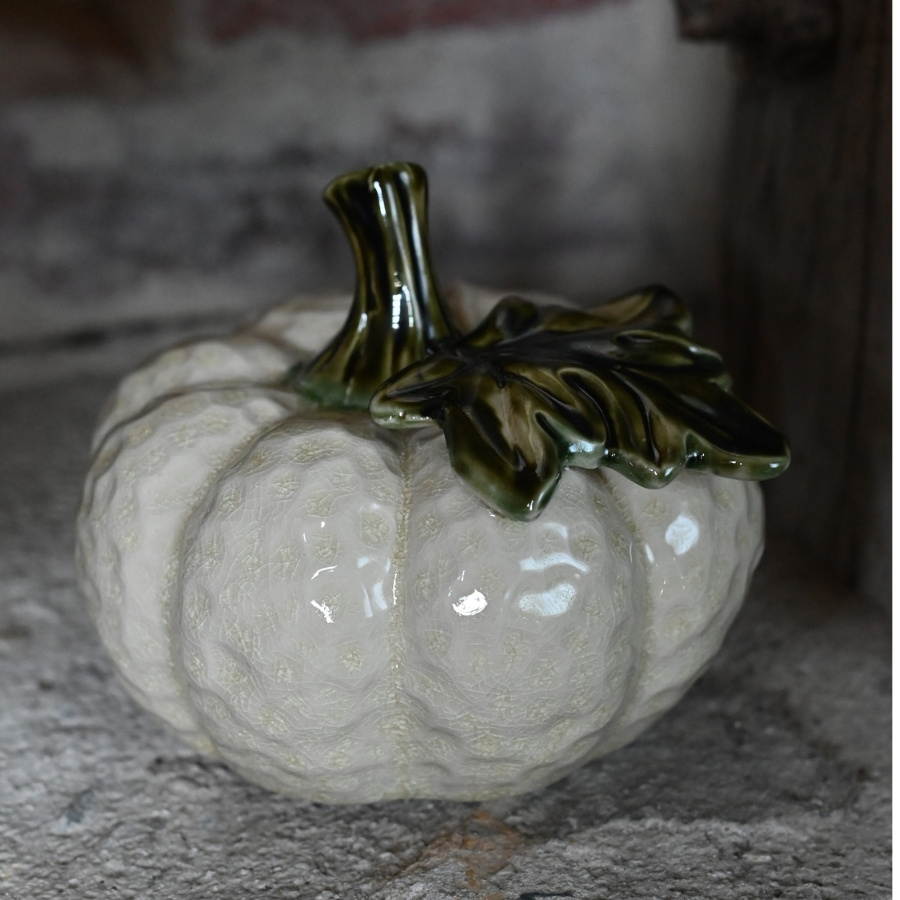 DECORATION PUMPKIN BLISS CREAM S