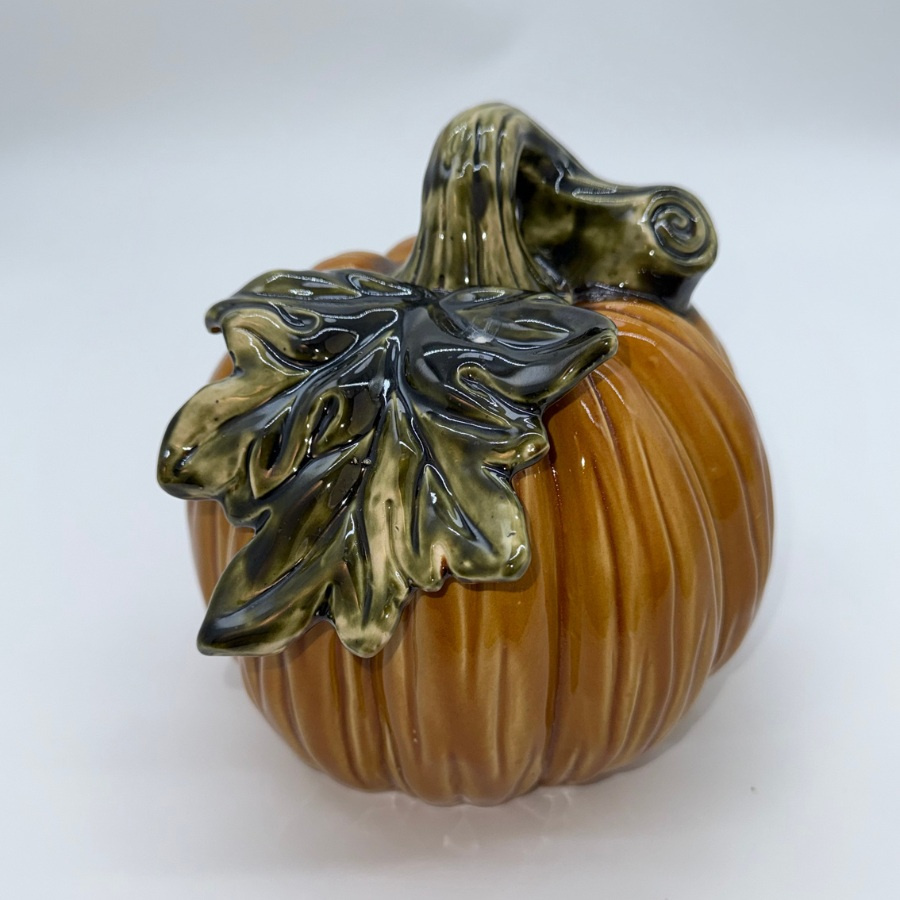 DECORATION PUMPKIN BLISS ORANGE XL