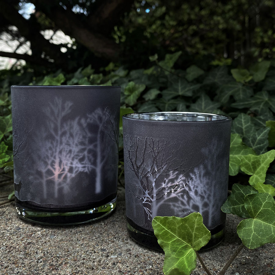 CANDLE HOLDER DARK FOREST SMALL