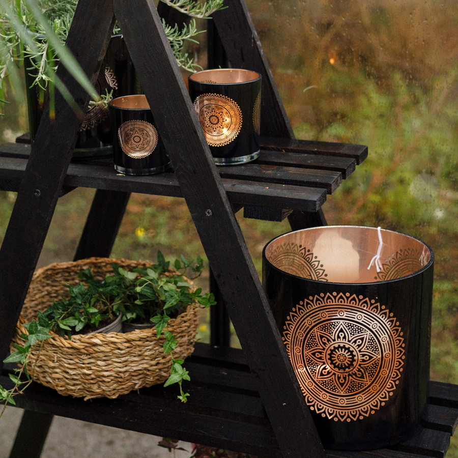 CANDLE HOLDER MAYAN LARGE