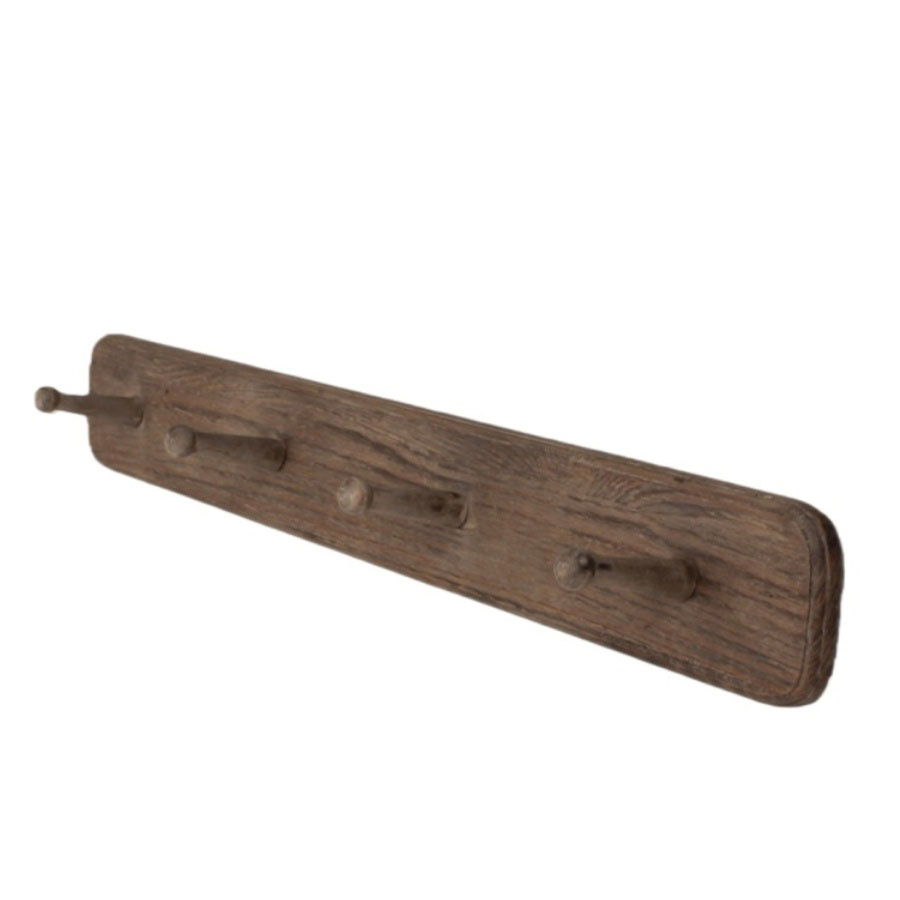 HANGER WOODEN TROYES KNOB M