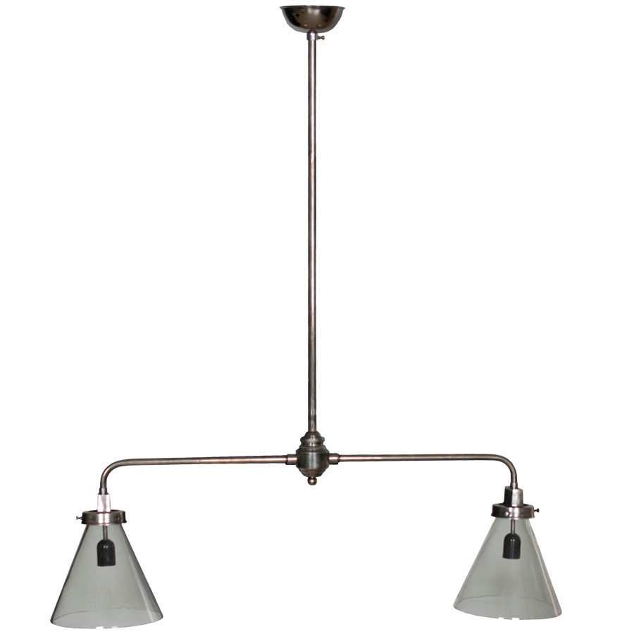HANGING LAMP DOUBLE GLASKON