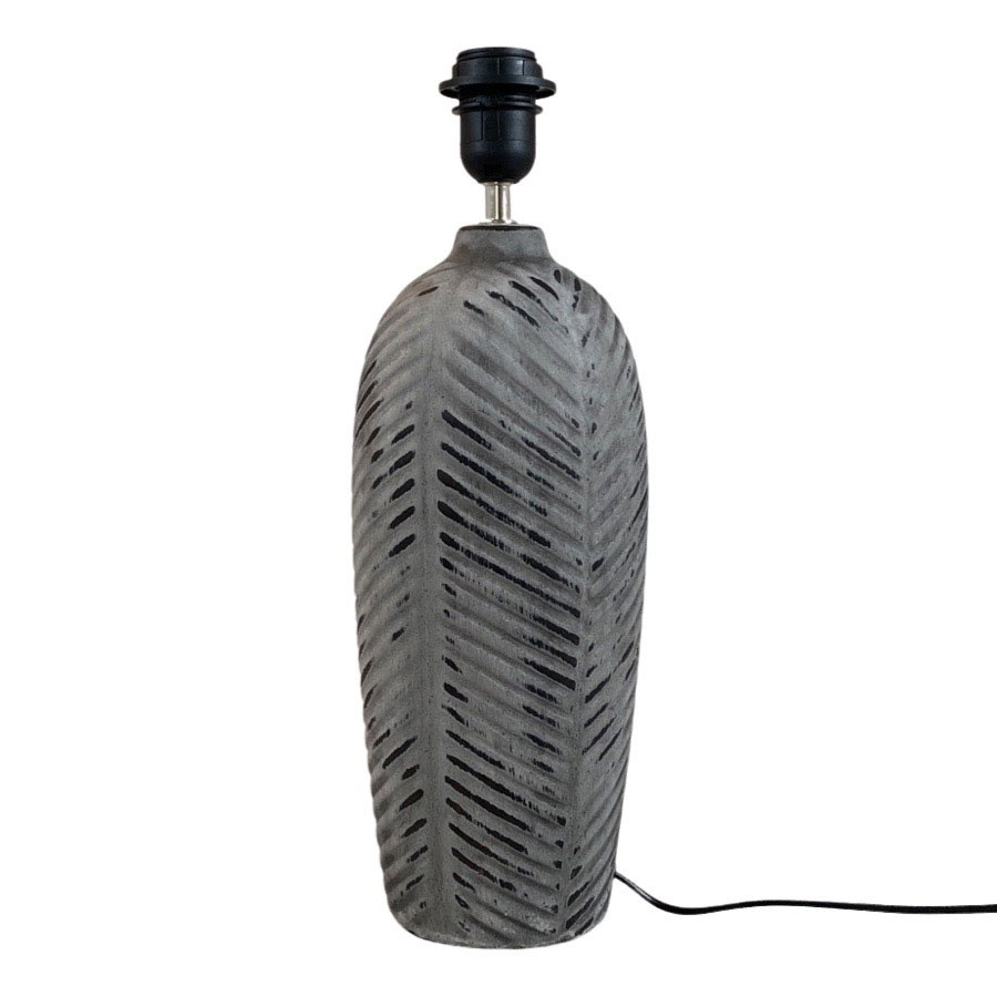 TABLE LAMP WYATT DARK GREY