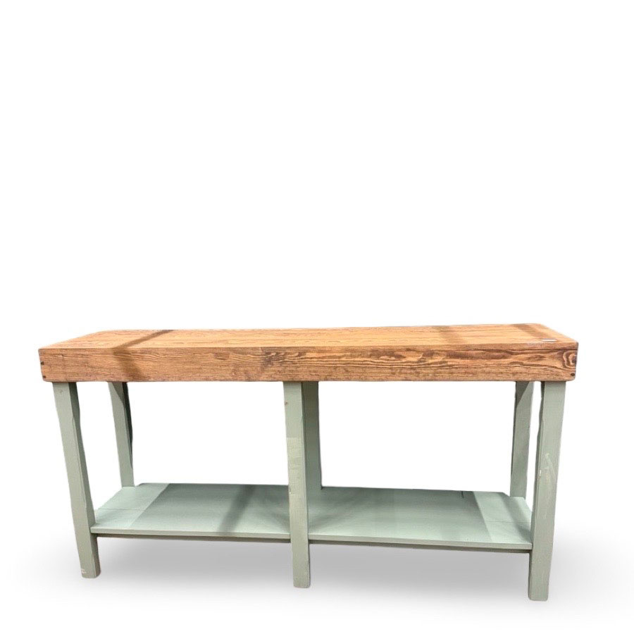 DECOR TABLE SMALL VALNÖT/ANTIKGRÖN