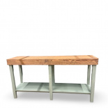 DECOR TABLE SMALL VALNÖT/ANTIKGRÖN DECOR TABLE SMALL VALNÖT/ANTIKGRÖN