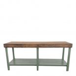 DECOR TABLE LIN VALNÖT/ANTIKGRÖN DECOR TABLE LIN VALNÖT/ANTIKGRÖN