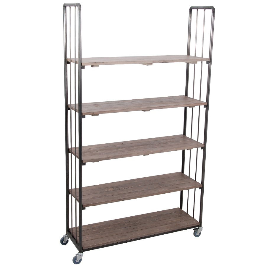 SHELF UFFE HIGH WIDE VINTAGE GREY