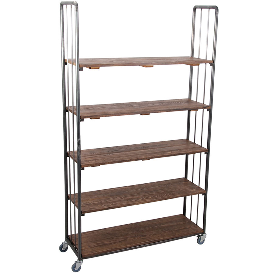 SHELF UFFE HIGH WIDE VINTAGE BROWN