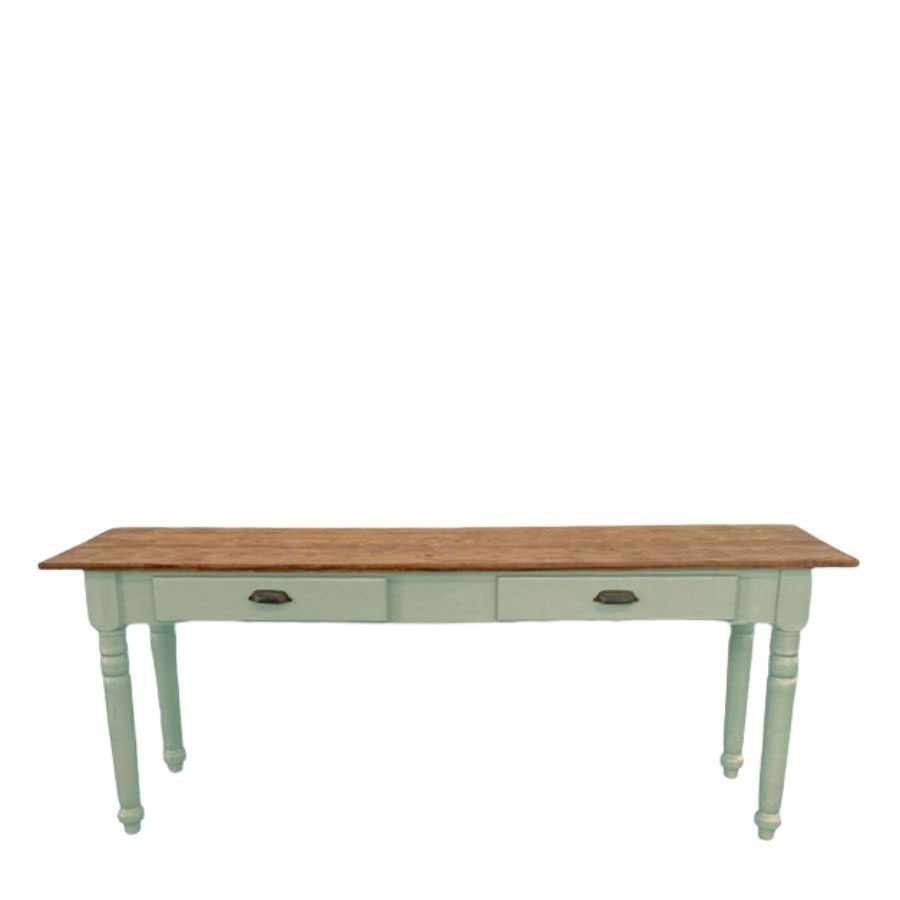 SIDE TABLE KRISTINA LIN VALNÖT/ANTIKGRÖN