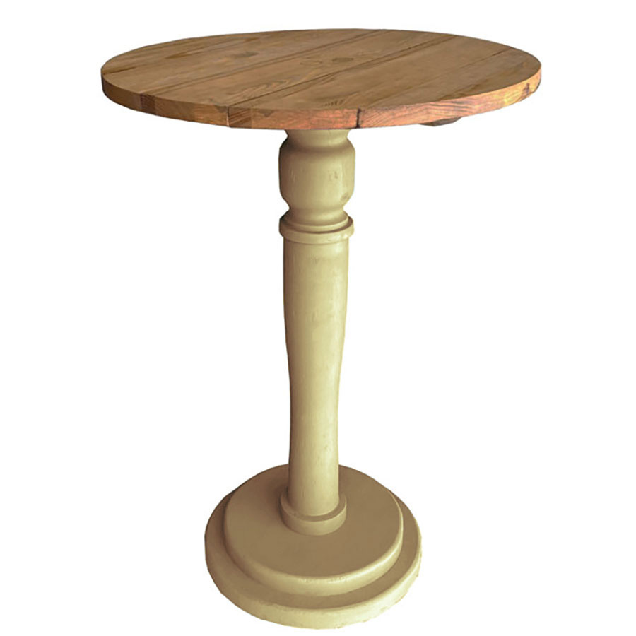 CAFÉ TABLE ELINA LIN VALNÖT/LJUSGUL