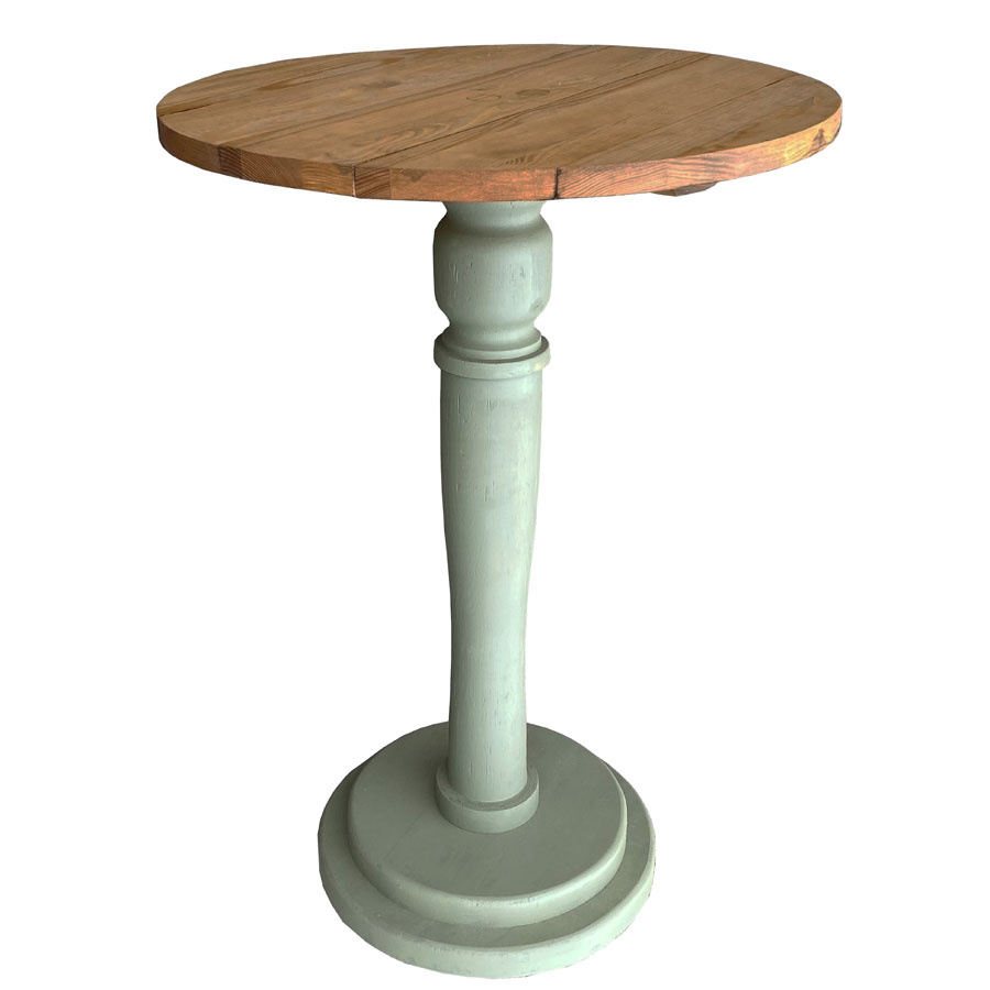 CAFÉ TABLE ELINA LIN VALNÖT/ANTIKGRÖN