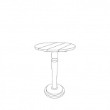 CAFÉ TABLE ELINA LIN VALNÖT/KÖPENHAMNSGRÖN CAFÉ TABLE ELINA LIN VALNÖT/KÖPENHAMNSGRÖN