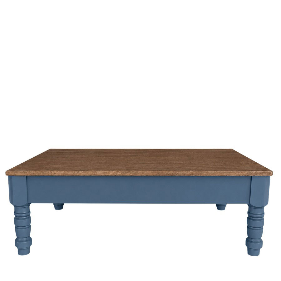 COFFEE TABLE ALMA LIN VALNÖT/BERGBLÅ