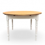 ROUND TABLE KRISTINA LIN VALNÖT/GRÄDDVIT ROUND TABLE KRISTINA LIN VALNÖT/GRÄDDVIT