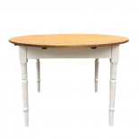 ROUND TABLE KRISTINA LIN VALNÖT/GRÄDDVIT ROUND TABLE KRISTINA LIN VALNÖT/GRÄDDVIT