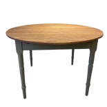 ROUND TABLE KRISTINA LIN VALNÖT/ANTIKGRÖN ROUND TABLE KRISTINA LIN VALNÖT/ANTIKGRÖN