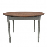 ROUND TABLE KRISTINA LIN VALNÖT/ANTIKGRÖN ROUND TABLE KRISTINA LIN VALNÖT/ANTIKGRÖN