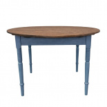 ROUND TABLE KRISTINA LIN VALNÖT/BERGBLÅ ROUND TABLE KRISTINA LIN VALNÖT/BERGBLÅ