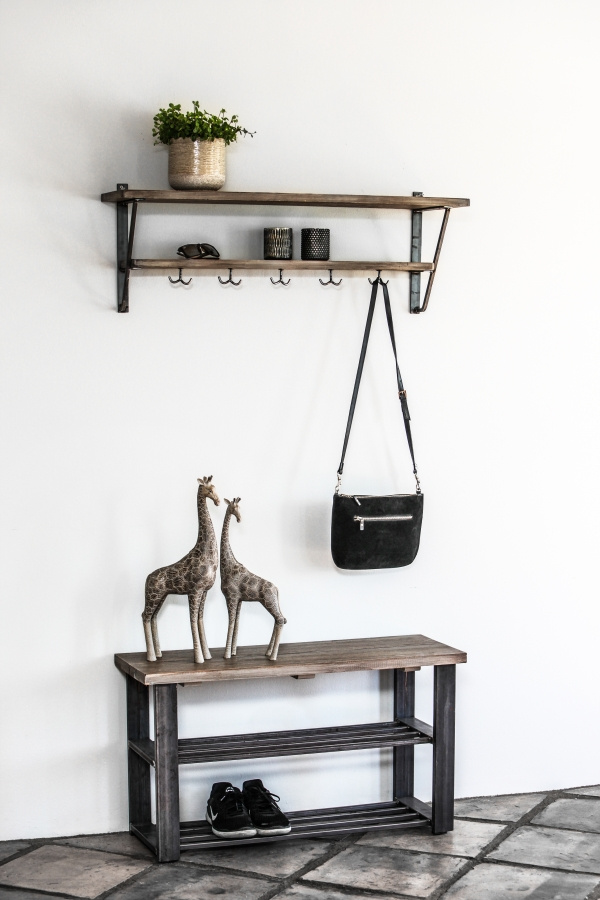 SHOE STAND TRIBECA VINTAGE GREY