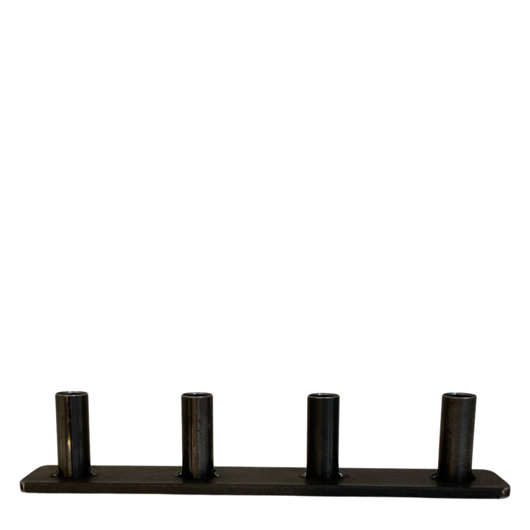 CANDLE HOLDER 4 CHIMNEYS LARGE