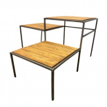 FLOWER STAND OUTY CORNER VALNÖT LIN FLOWER STAND OUTY CORNER VALNÖT LIN