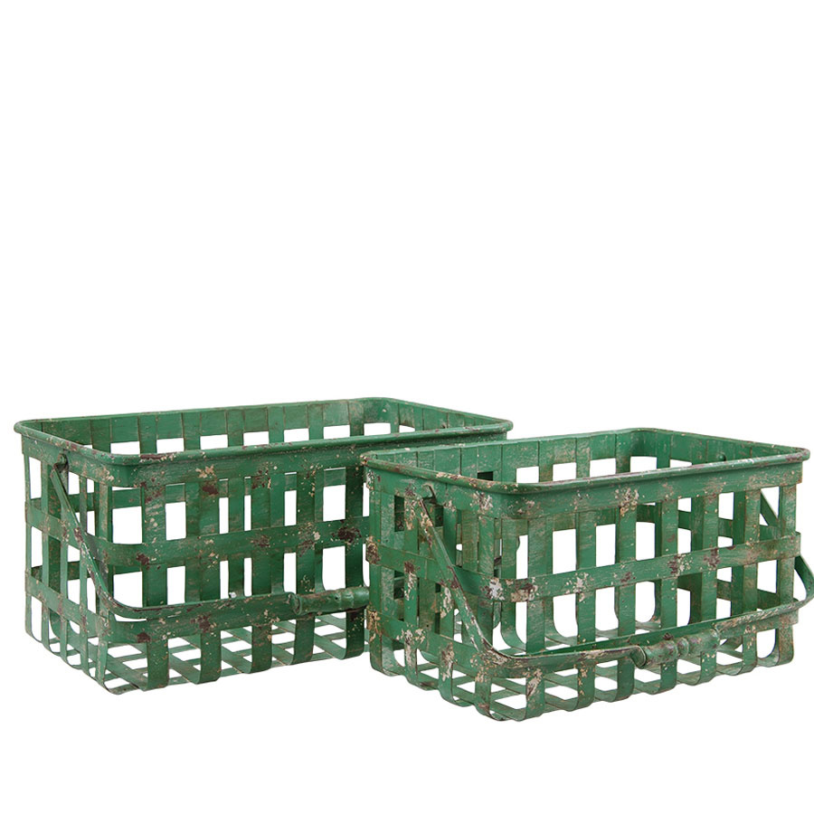 METAL BASKET HAROLD RECTANGULAR 2ASS