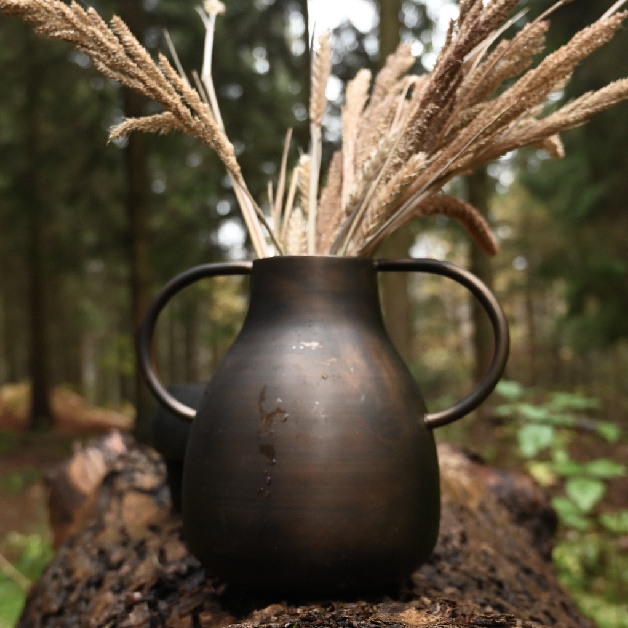 METAL VASE ARTY SMALL