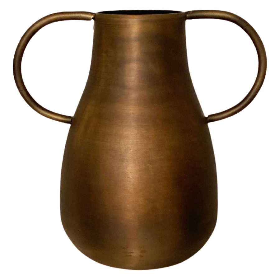 METAL VASE ARTY LARGE