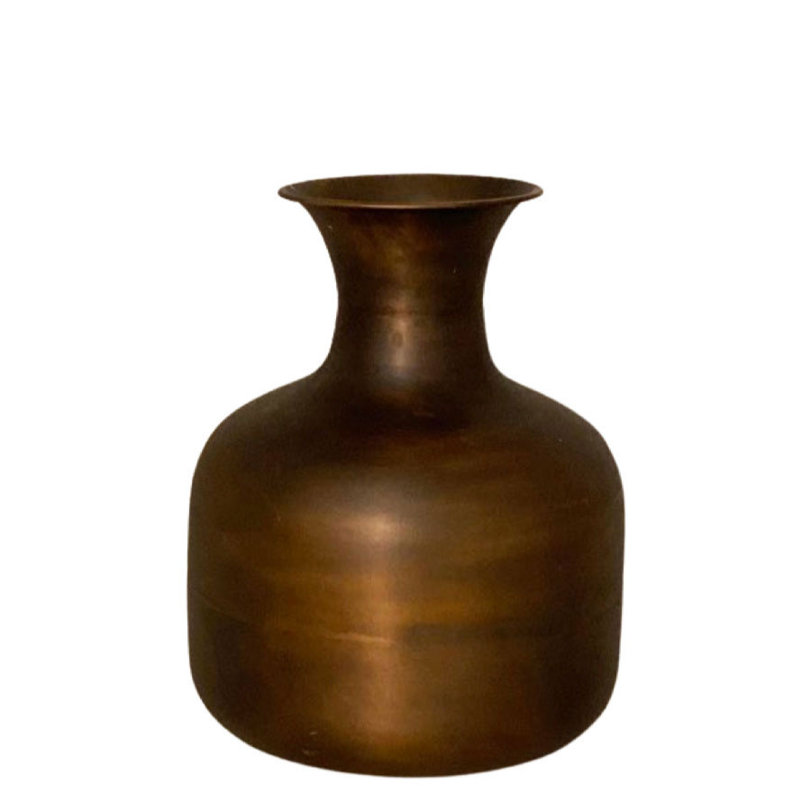 METAL VASE ANCIENT SMALL