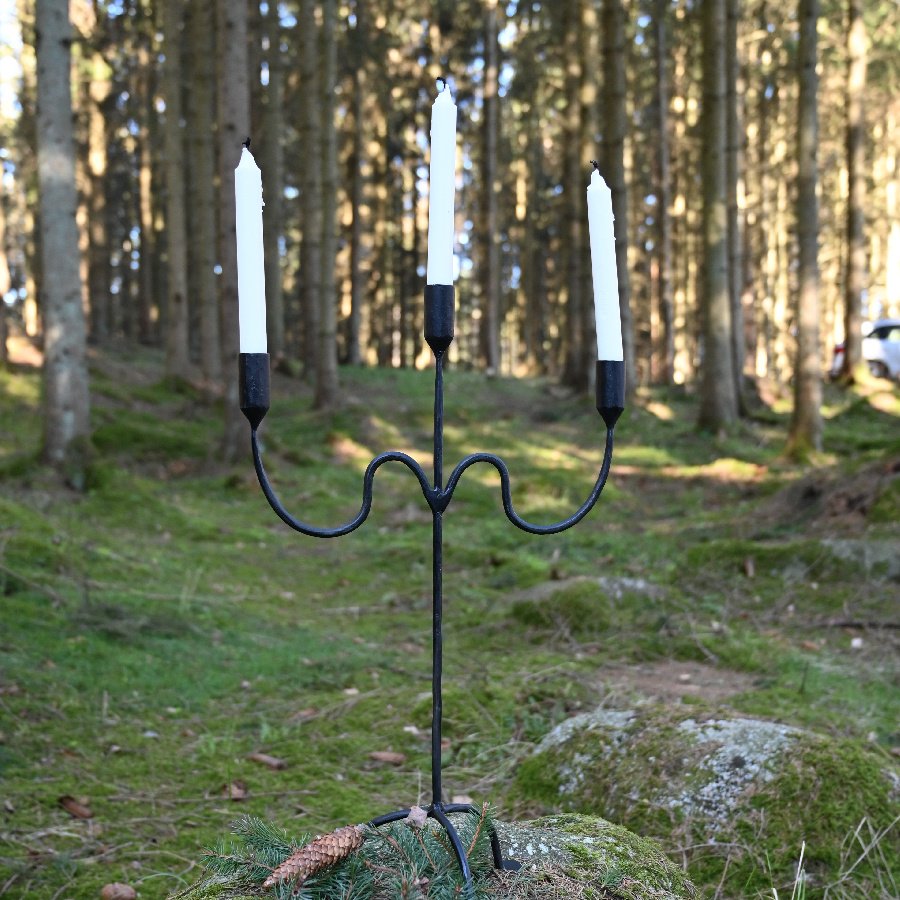 CANDELABRA FORGED TRIPLE