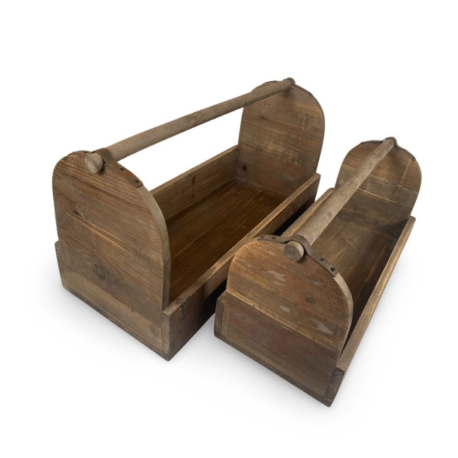 WOODEN TOOLBOX SET