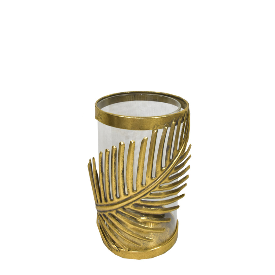 CANDLE HOLDER WRAPPED LARGE