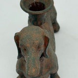 CANDLE HOLDER DACHSHUND METAL CANDLE HOLDER DACHSHUND METAL