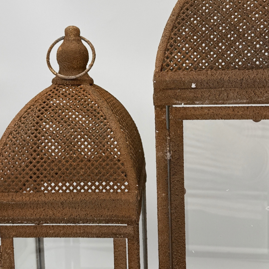 LANTERN ORIENTAL METAL 2 set