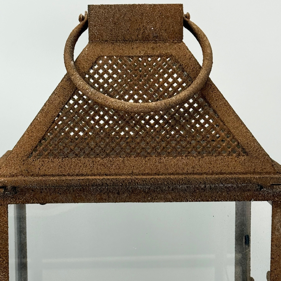 LANTERN RUSTIC EDGE METAL 2 set