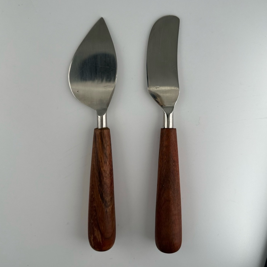 WOODY CHEESE KNIFES 2set