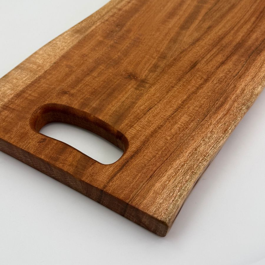 WOODY CUTTING BOARD DOUBLE HANDLES