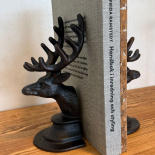 BOOK END REINDEER HEAD RUSTIC 2set BOOK END REINDEER HEAD RUSTIC 2set
