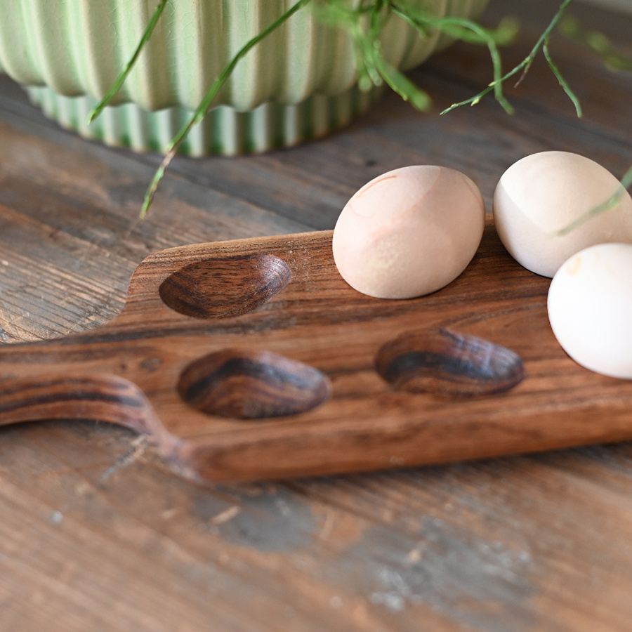 WOODY EGG STAND LONG