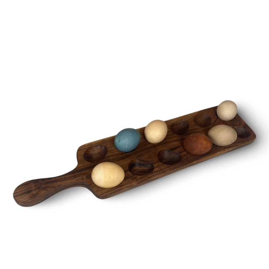 WOODY EGG STAND LONG