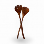 WOODY SALAD SERVERS WILD WOODY SALAD SERVERS WILD